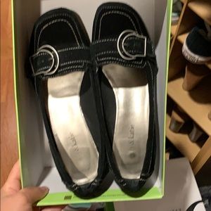 Kelly and Katie suede wedges